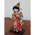 Vintage Folk Art Doll: Japanese