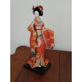 Vintage Folk Art Doll: Japanese Geisha