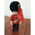 Vintage Folk Art Doll: England Queens Guard