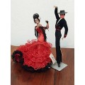 Vintage Folk Art Doll: Marin Flamenco Dancer Dolls