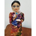 Vintage Folk Art Doll: Malaysian Costume
