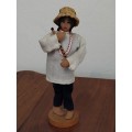Vintage Folk Art Doll: Made in Israel