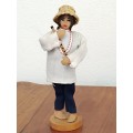 Vintage Folk Art Doll: Made in Israel