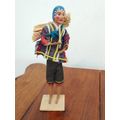 Vintage Folk Art Doll: Hand Made in Peru