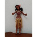 Vintage Folk Art Doll: Hawaiian