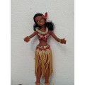 Vintage Folk Art Doll: Hawaiian