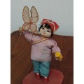 Vintage Folk Art Doll: Chinese