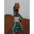 Vintage Folk Art Doll: