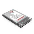 Orico 2.5 USB3.0 Transparent HDD Enclosure - 2139U3-CR-BP