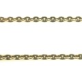 9CT YELLOW GOLD ROUND CURB LINK CHAIN