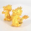 24ct YELLOW GOLD DRAGON STATUES