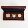 CANADA 2012 THE QUEENS DIAMOND JUBILEE ROYAL GOLD 3-COIN SET
