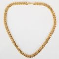 18CT YELLOW GOLD CURB LINK CHAIN