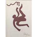 Walter Battiss "Icarus" Hand Printed Silkscreen 62/100