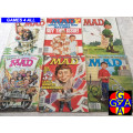 6 Mixed MAD Magazines