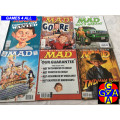 6 Mixed MAD Magazines