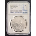 2018 SILVER KRUGERRAND NGC MS70 EARLY RELEASES