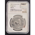 2021 SILVER KRUGERRAND NGC MS70