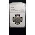 ###1892 NGC AU58 2 Shilling Coin###A Stunner