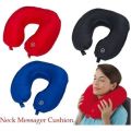 Travel Pillow Neck Massage Microbead Battery Operated Vibrating