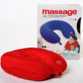 Travel Pillow Neck Massage Microbead Battery Operated Vibrating