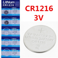 CR1216 3V Lithium Battery 5pcs