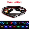 7 Color RGB Car LED Strip light Ranger Neon Net Lamp For Under Hood Grille