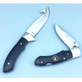 2 Knife Dagger Outdoor Knife Stainless Steel Knife + Folding Knife Pocket Knife