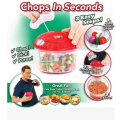 Crank Chop Food Manual Chopper - Chop, Mince, And Puree