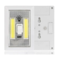 3W COB LED Wall Switch Wireless Closet Cordless Night Light Battery Operated