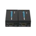 60M HDMI Extender Convert Over LAN Ethernet RJ45 UTP/STP Cat5e Cat6 Cable
