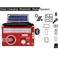 Bluetooth Speaker Am/Fm Radio, Solar Led With Usb/Sd/Tf