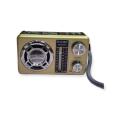 4-In-1 Am/Fm Rechargeable Bandwidth Radio, Usb Slot, Sd Slot And Flash