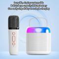 Portable Bluetooth Speaker With Karaoke Microphone 1500mah Battery
