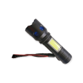 Usb Rechargeable - Mini Flashlight With Zoom Function