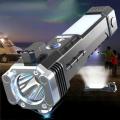 Rechargeable Super Bright Led Flashlight With Safety Hammer Usb