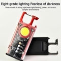 Key Chain Light Multi-Function Cob Rechargeable Key Chain Light