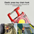 Key Chain Light Multi-Function Cob Rechargeable Key Chain Light