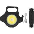 Rechargeable Cob Keychain Light + Tripod And Type C Charging