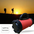 Bluetooth Speaker With Flashlight Usb And Micro Sd Card Playback, Fm Radio, Line In