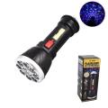 Rechargeable Flash Light With Magic Ball Stage Light