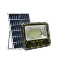 Led Solar Floodlight With Solar Panel + Remote Control