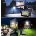 Solar Floodlight With Solar Panel And Remote Control Led