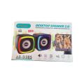 Aerbes Rgb Mini Usb 3.5mm Stereo Desktop Speaker Small Speaker Box