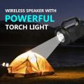 Aerbes Solar Bluetooth Speaker With Flashlight + Mobile Phone Holder