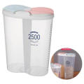 Refrigerator Miscellaneous Grains Transparent Airtight Jar Kitchen Bean Food Grade Storage Tank Divi