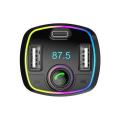 Aerbes Ab-Cz01 Multifunctional Wireless Rgb Car Fm Transmitter Mp3 Player