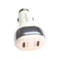 Aerbes Ab-Q641 With 1M Type C To Lightning Cable Dual Pd 45W Car Charger