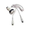 Ab-Q642 Dual Pd 45W Car Charger With 1M Type C To Type C Cable