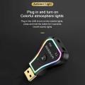 M11 Aux Usb Bluetooth Receiver And Transmitter Adapter (Lighted) Audio Adapter